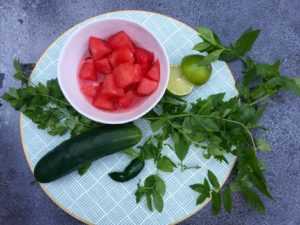 Cucumber Watermelon Salsa